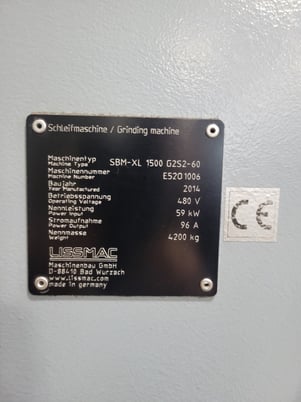 Lissmac #SBM-1500XL-G2S2, edge rounding and deburring machine, 2014 - Image 9