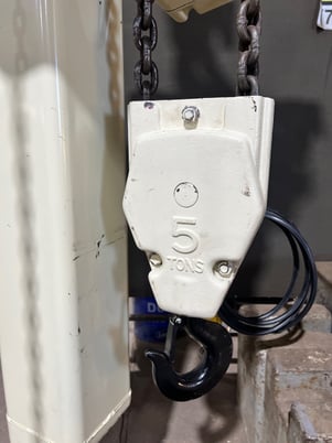 5 Ton, Coffing, electric chain hoist, speed 8 FPM, Volt 460/3/60 several in stock, contact Houston Crane, Inc. - Image 3