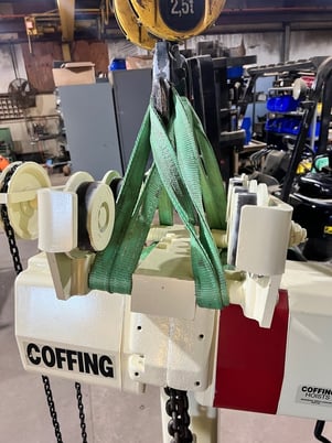 5 Ton, Coffing, electric chain hoist, speed 8 FPM, Volt 460/3/60 several in stock, contact Houston Crane, Inc. - Image 4