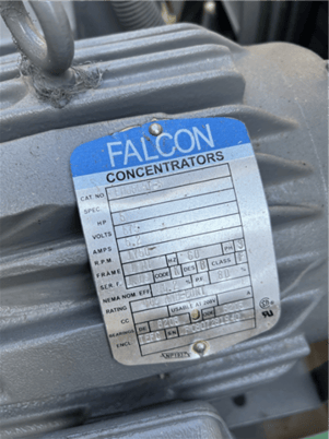 Falcon, gas compressor, 16.6 cfm, 250 psi, 5 HP - Image 3