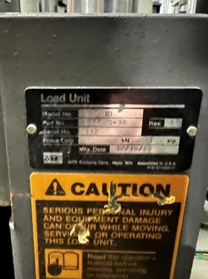 22 KIP (100kN) MTS #318.10, Material Fatigue Testing Load Frame - Image 3