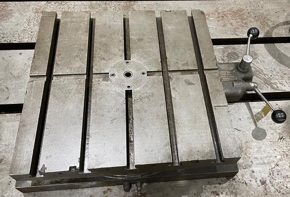 20" x 20" Devlieg, airlift rotary index table - Image 1