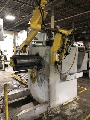 10000 lb. Red Bud #RM26-16, uncoiler, 24" width, 20" mandrel, 60" outside dimensions, 18"-24" ID, hydraulic - Image 2