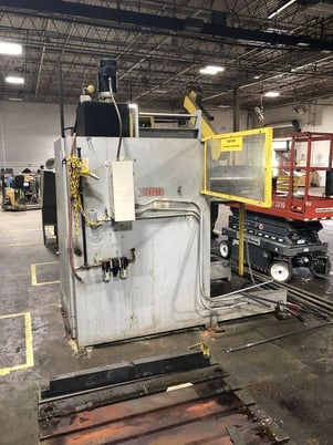 10000 lb. Red Bud #RM26-16, uncoiler, 24" width, 20" mandrel, 60" outside dimensions, 18"-24" ID, hydraulic - Image 4