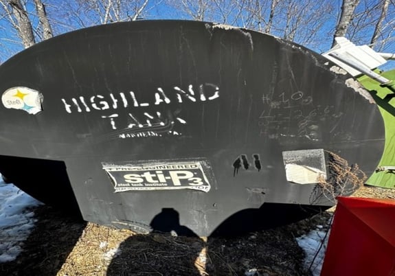 10000 gallon Underground storage tank, Steel, 22' 6" L x 8' W x 8' H - Image 1