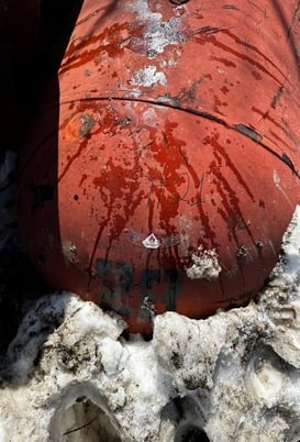 800 gallon Above ground storage tank, 16' L x 3' W x 3' H - Image 4