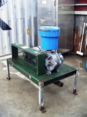 186 cfm, Roots #53-U-RAI, Rotary Lobe Blower, 5 HP, 1725 RPM, 1042 RPM final, 230/460 V, 4" diameter Driver - Image 4