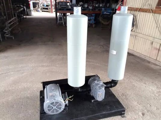 347 cfm, Sutorbilt #4MP, Legend Blower with Twin Silencers, 10 HP, 3600 RPM max, 230/460 V, 1755 RPM motor - Image 3