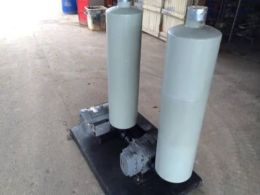 347 cfm, Sutorbilt #4MP, Legend Blower with Twin Silencers, 10 HP, 3600 RPM max, 230/460 V, 1755 RPM motor - Image 4