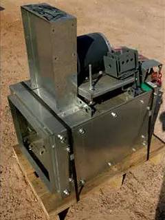 200 cfm, Loren Cook #60-SQN-60-SQN-B, Square Inline Fan, 0 HP, 1915 RPM, 1725 RPM motor, 115 V, 12" square - Image 6