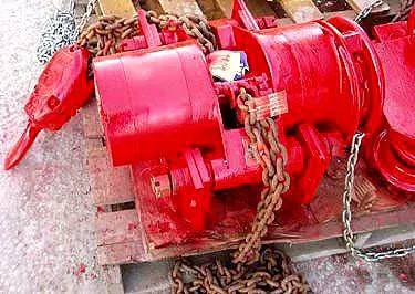 5 Ton, Columbus McKinnon, Chain Hoist, CM Series 648 Trolley - Image 4