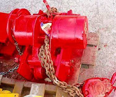 5 Ton, Columbus McKinnon, Chain Hoist, CM Series 648 Trolley - Image 6