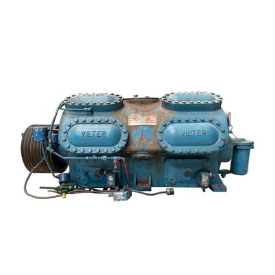 Vilter #4416, 16-Cylinder Reciprocating Compressor, 1200 RPM max, 619 psig, 6" connection suction, 14 gallons - Image 1