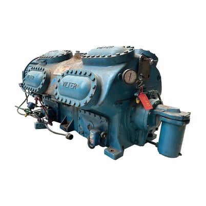Vilter #4416, 16-Cylinder Reciprocating Compressor, 1200 RPM max, 619 psig, 6" connection suction, 14 gallons - Image 2