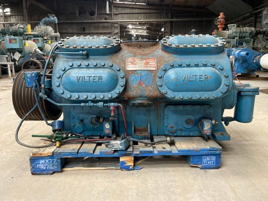 Vilter #4416, 16-Cylinder Reciprocating Compressor, 1200 RPM max, 619 psig, 6" connection suction, 14 gallons - Image 3
