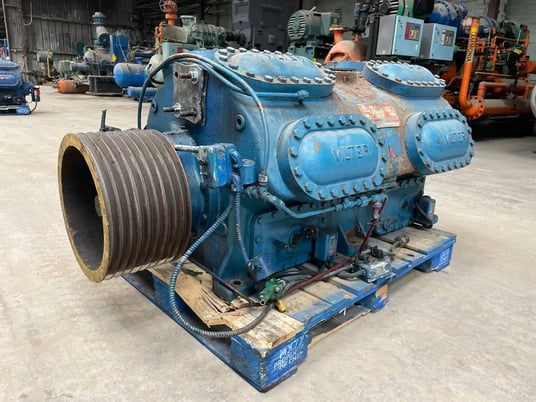 Vilter #4416, 16-Cylinder Reciprocating Compressor, 1200 RPM max, 619 psig, 6" connection suction, 14 gallons - Image 5