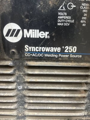 Miller #Syncrowave-250, AC/DC Welder, TIG(GTAW)Welding and Stick(SMAW) Welding - Image 10