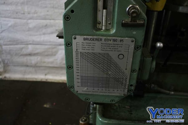 30 Ton, Bruderer #BSTA30, high-speed production press, 3-post, 1.57" stroke, 8" Shut Height, 1.57" adj. - Image 3