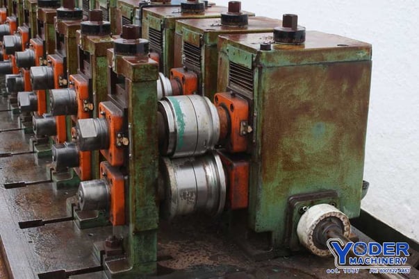 14 Stand, Ardcor #FN5, rollformer, 1.5" shaft diameter, 10" horizontal centers, 4"-5.5" vertical centers - Image 4