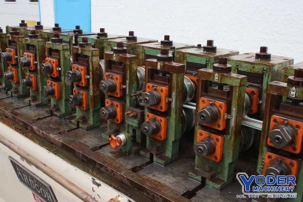 14 Stand, Ardcor #FN5, rollformer, 1.5" shaft diameter, 10" horizontal centers, 4"-5.5" vertical centers - Image 5