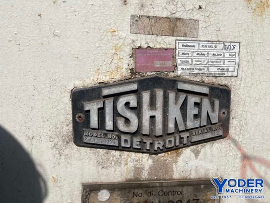 14 Stand, Tishken #2-HMW-1-1/2, rollformer, 1.5" shaft diameter, 9" horizontal centers, 4"-6" vertical - Image 3