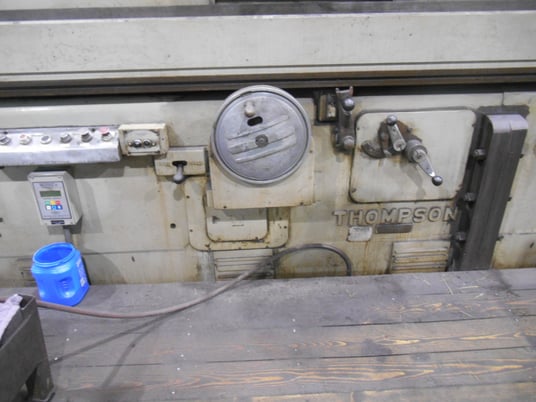 36" x 196" Thompson #6C, horizontal spindle surface grinder, 30 HP, excellent running condition - Image 3