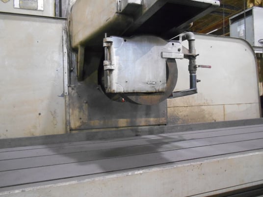 36" x 196" Thompson #6C, horizontal spindle surface grinder, 30 HP, excellent running condition - Image 4