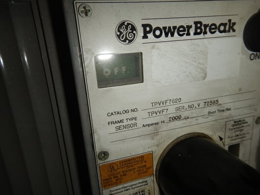 2000 Amps, General Electric, TPVVF7620, MO, DO - Image 2