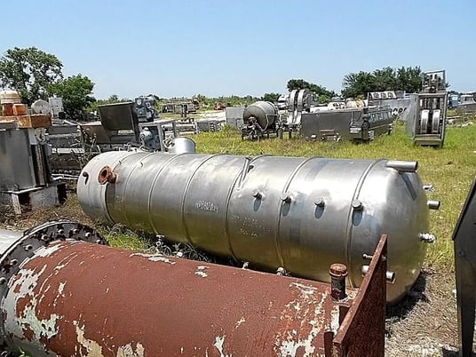 Mojonnier, Stainless Steel Vacuum Pan Evaporator, 1300 gallon, 16" diameter Manway, 4-1/2" sight glass - Image 5