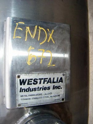 Westfalia #Ejector, Two Stage Flash Cooler, 100 psi, 6" diameter Port, 3" diameter S-line, 2-1/2" diameter - Image 10