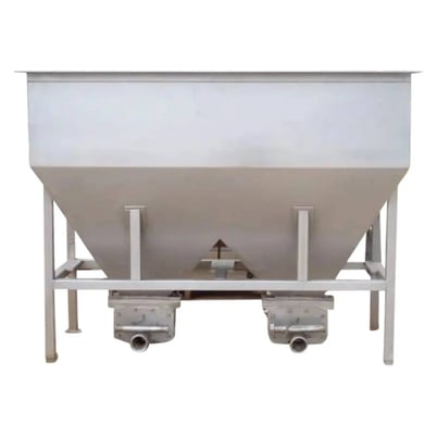 360 gallon Crepaco #R4RI, Dual APV Stainless Steel Feeding Hopper Tank and Pumps, 360 gallon dry capacity, 6' - Image 1