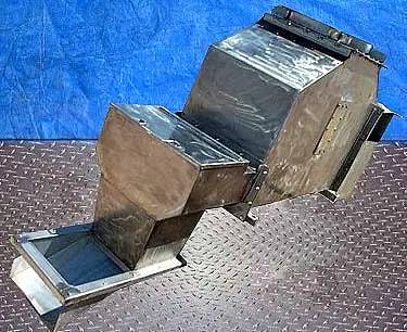 Stainless Steel Ice Hopper and Auger, 100 gallon capacity, (3) 6" diameter x 53" L screws, 10" L x 4" width - Image 4