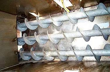 Stainless Steel Ice Hopper and Auger, 100 gallon capacity, (3) 6" diameter x 53" L screws, 10" L x 4" width - Image 8