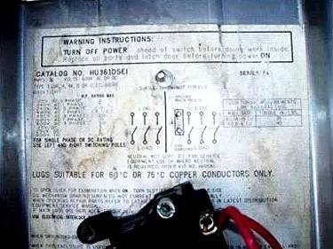 30/60 Amp. Square D, Heavy Duty Safety Switches, 30 HP, 600 V - Image 8