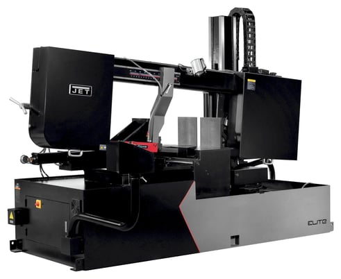 18" x 31" Jet #ECB-1833DMEVS-230, semi-automatic dual mitering evs bandsaw, NEW - Image 2