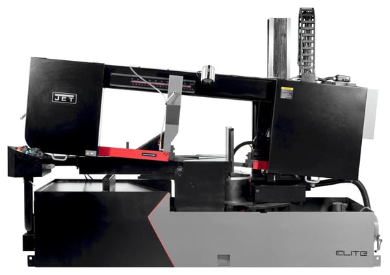 18" x 31" Jet #ECB-1833DMEVS-230, semi-automatic dual mitering evs bandsaw, NEW - Image 6