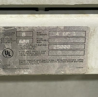 600 Amp. S & C Electric Co, 5 KV Load Interrupter Switch N1 - Image 6