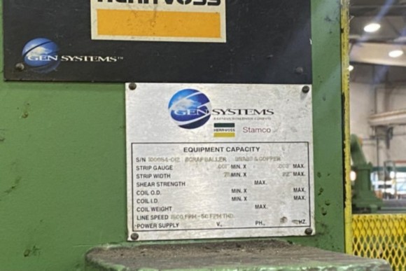 Herr Voss / Gen Systems srap baller, Scrap winder, 1500 FPM, 2000 - Image 3