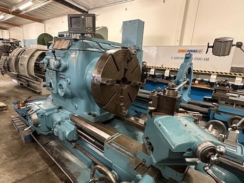 40" x 77" Lodge & Shipley #25/35, Heavy Duty lathe, 28" 4-jaw chuck - Image 2