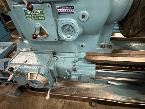 40" x 77" Lodge & Shipley #25/35, Heavy Duty lathe, 28" 4-jaw chuck - Image 3