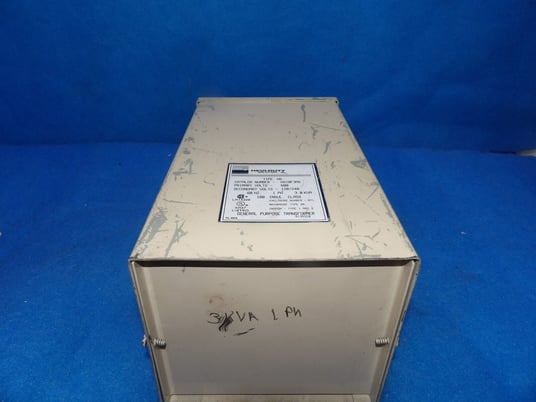3 KVA 600 Primary, 120/240 Secondary, Emerson HS10F3AS, 1 year warranty - Image 2