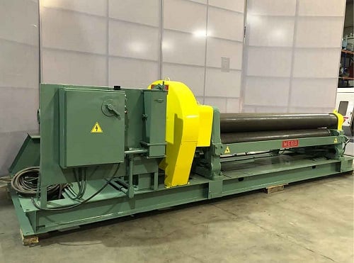 10' x 1/2" Webb #9L-1210, mechanical plate roll, initial pinch type, 12" roll diameter, 15 HP - Image 3