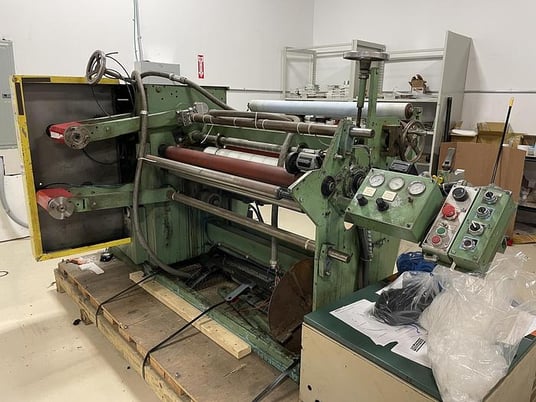 Arrow #325-6, duplex slitter rewinder, 42" material width, 36" unwind diameter, Fife Edge guide - Image 3