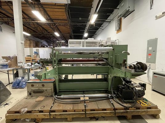 Arrow #325-6, duplex slitter rewinder, 42" material width, 36" unwind diameter, Fife Edge guide - Image 4