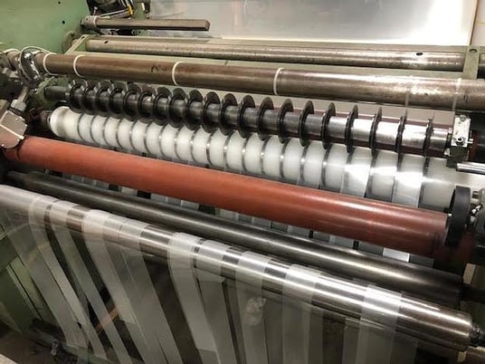 Arrow #325-6, duplex slitter rewinder, 42" material width, 36" unwind diameter, Fife Edge guide - Image 6