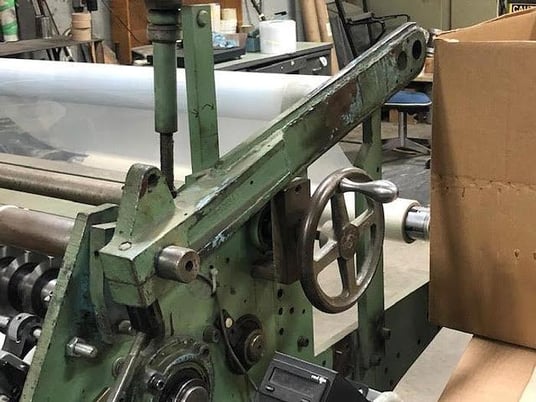 Arrow #325-6, duplex slitter rewinder, 42" material width, 36" unwind diameter, Fife Edge guide - Image 7