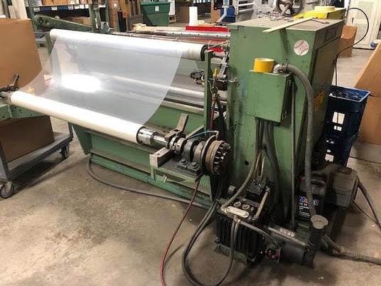 Arrow #325-6, duplex slitter rewinder, 42" material width, 36" unwind diameter, Fife Edge guide - Image 9