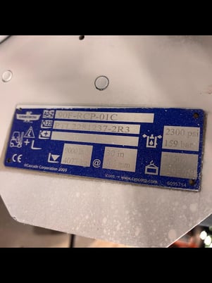 12000 lb. Hyster #S120FTPRS, 92" lowered, 185" raised mast, 60" Cascade clamp, 2018 - Image 10