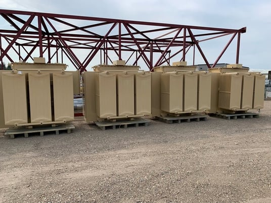 1500 KVA 4160 Delta Primary, 600Y/347 Secondary, Pioneer, step-down transformer, oil filled (x5) - Image 2