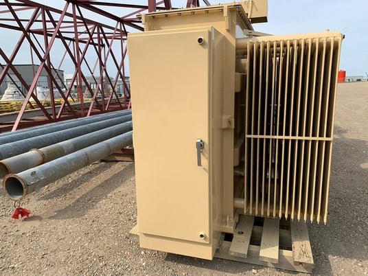 1500 KVA 4160 Delta Primary, 600Y/347 Secondary, Pioneer, step-down transformer, oil filled (x5) - Image 3